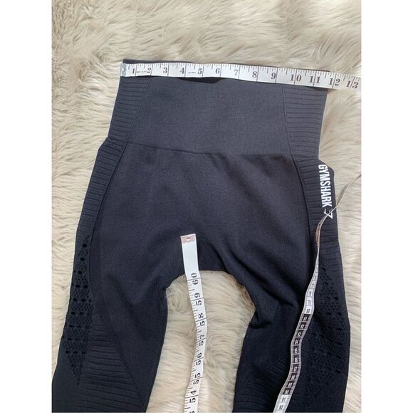 Gymshark Women's Perforated Performance Seamless Leggings Black Size XS - Picture 9 of 10